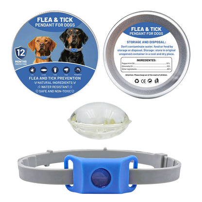 Pendant Flea and Tick Pendant for Dogs Natural Ingredients against and Ticks. (Green One Size Fits All)
